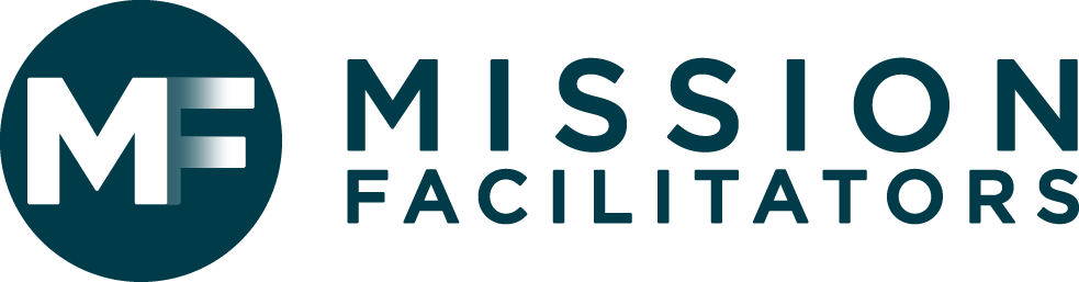 Mission Facilitators logo horizontal blue