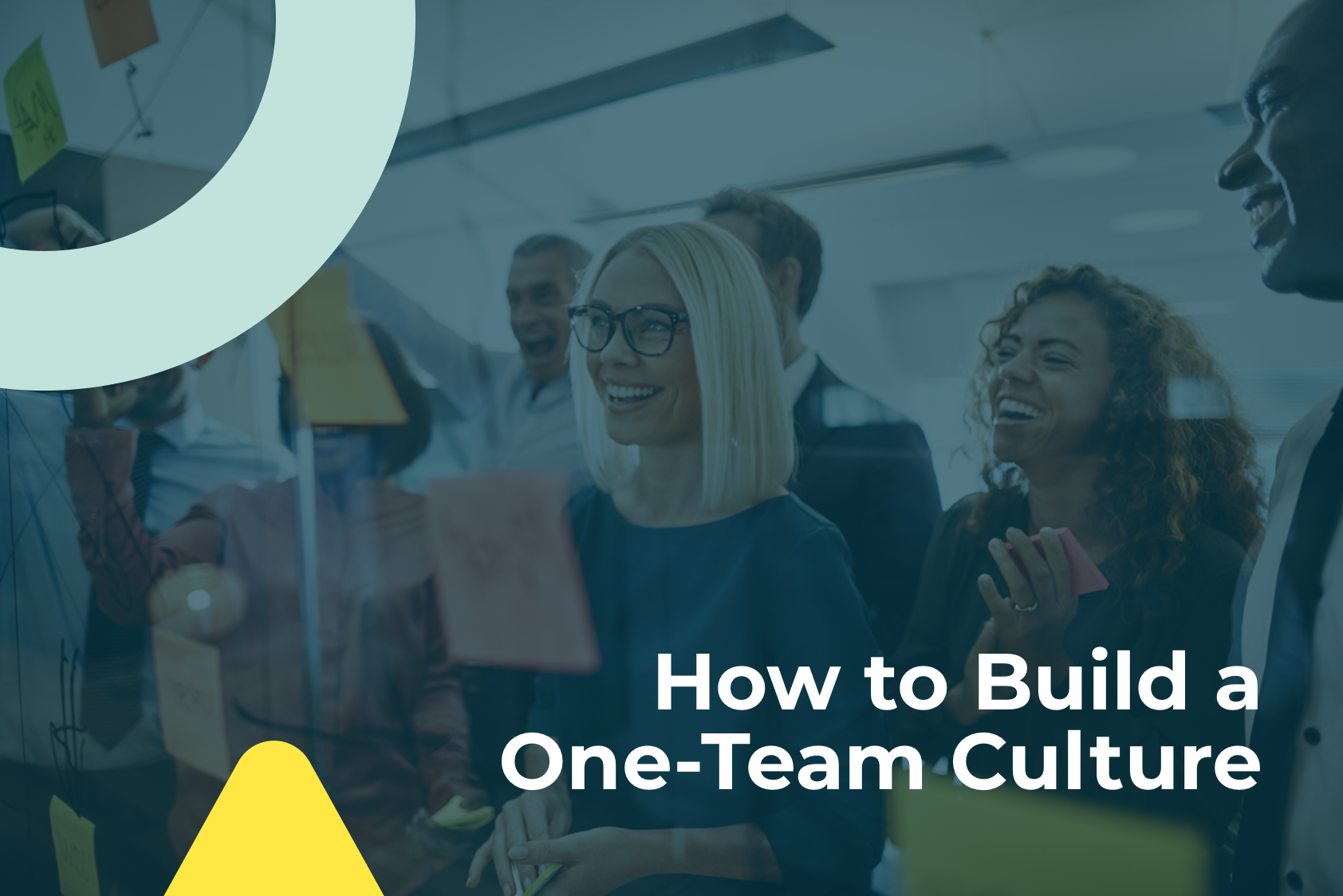 A group of professionals working together